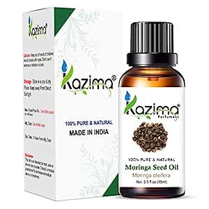 Buy KAZIMA Moringa Seed Oil - 100% Pure Natural Cold Pressed Carrier ...