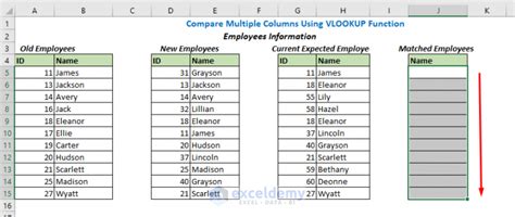 Image result for Excel VLOOKUP Using Multiple Columns