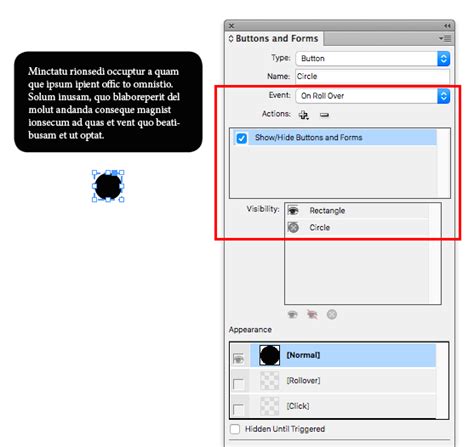Rezultat imagine pentru How to Button Tool in InDesign