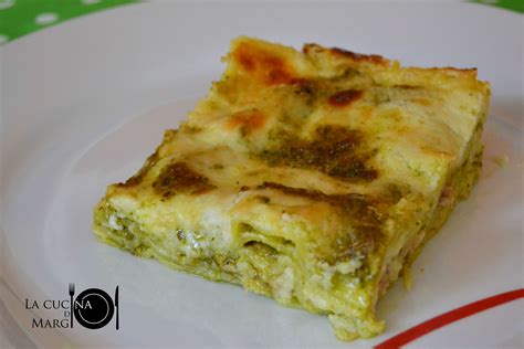 Lasagne al pesto e tonno   La cucina di Margi
