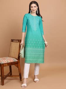 KETCH Women Printed Straight Kurta - Buy KETCH Women Printed Straight ...