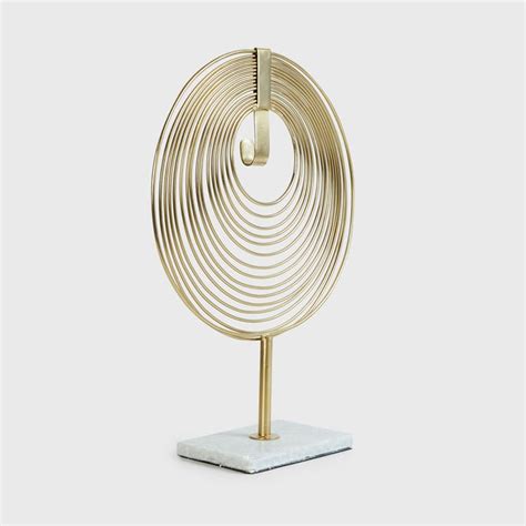 Buy Eternity Eterna Metal Spiral Circle Table Accent from Home Centre ...