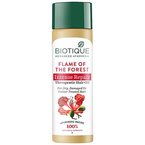 Buy Biotique Bio Flame Of The Forest Fresh Shine Expertise Oil 120 Ml ...