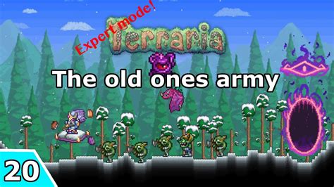 Terraria co-op expert mode episode 20 "The old ones army!" W/Ajjoey01 ...