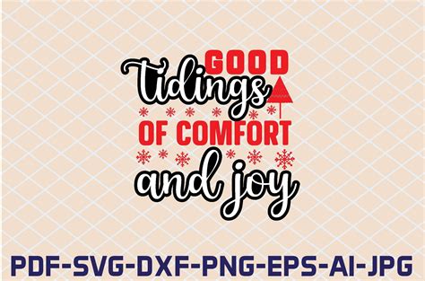 Good Tidings of Comfort and Joy SVG Graphic by FH Magic Studio ...