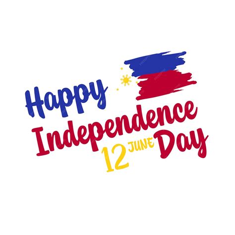 Premium Vector | Philippine independence day happy national holiday ...