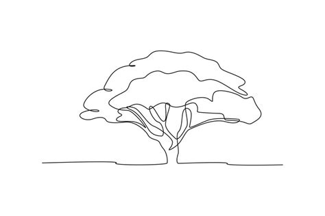 Image result for Simple Tree Line Drawing