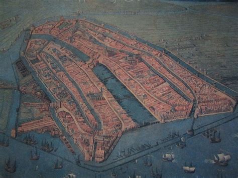 Amsterdam, ca. 1538, kaart van Cornelis Anthonisz | Amsterdam ...