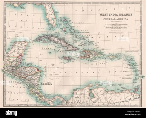 Danish west indies map hi-res stock photography and images - Alamy
