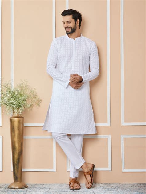 Chikankari kurta for men – See Designs