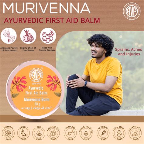 Murivenna Balm 30 Gms | Ayurvedic Pain Relief & First Aid – avpayurveda