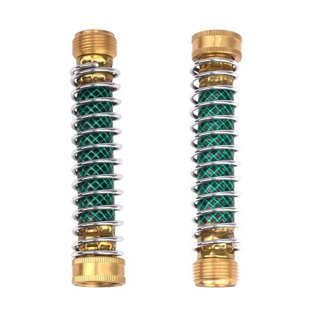 2Pcs Garden Hose Coil Spring Protector Faucet Hoses Coupling Adapter ...