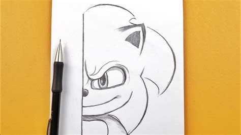 Image result for Sonic Head Drawing Tutorial