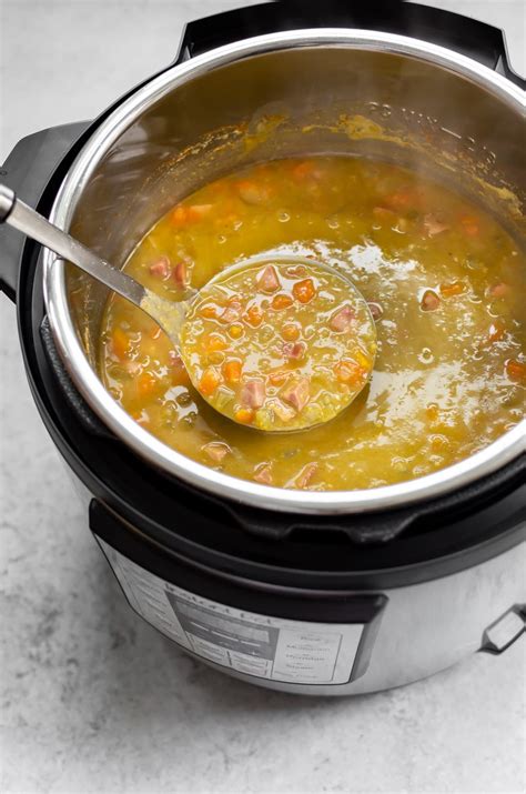 This classic old fashioned split pea soup is quickly and easily made in ...