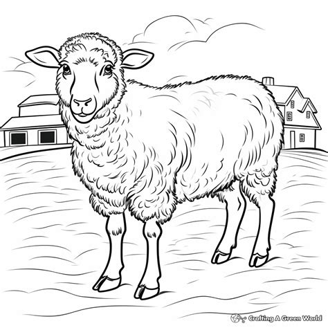 Sheep Coloring Pages - Free & Printable!