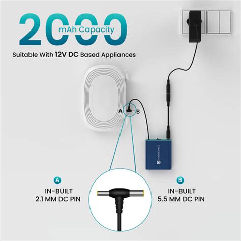 Shop Portronics Latest Power Plus 2000mAh WiFi Router UPS