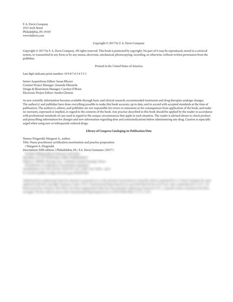 SOLUTION: Margaret a fitzgerald nurse practitioner certification ...