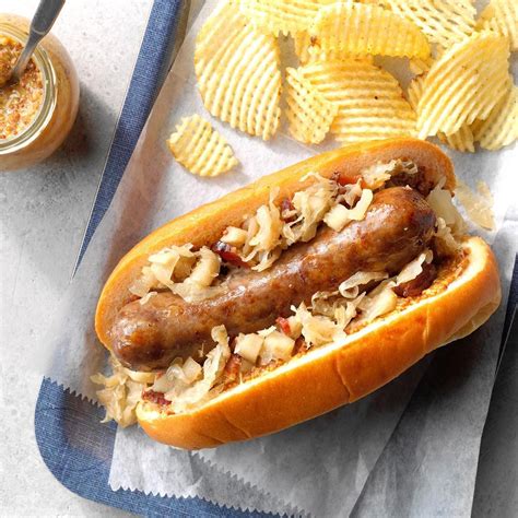 Brats with Sauerkraut Recipe: How to Make It