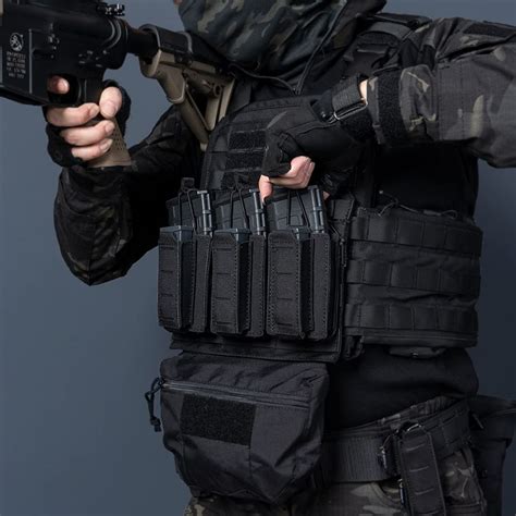 IDOGEAR Triple Mag Pouches Kangaroo Magazine Pouch for 5.56mm Rifle ...