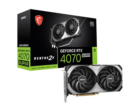 MSI GeForce RTX 4070 SUPER 12G VENTUS Graphics Card - tpstech.in