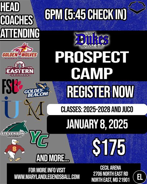 Baseball Softball Events – Elkton, MD - Maryland Legends Lady Dukes