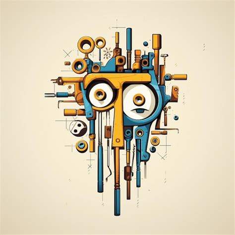 AI News Minimalist Minimalist Minimalist Vector Art
