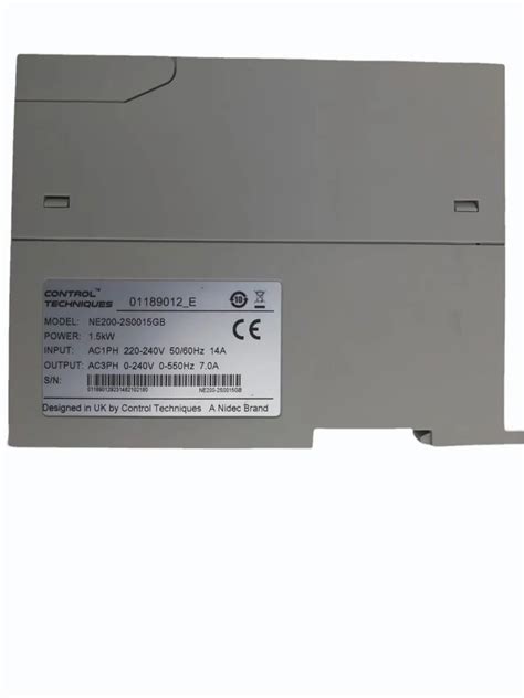 2 HP Ne200 Control Techniques, for Industrial Machinery, 1.5kW at best ...