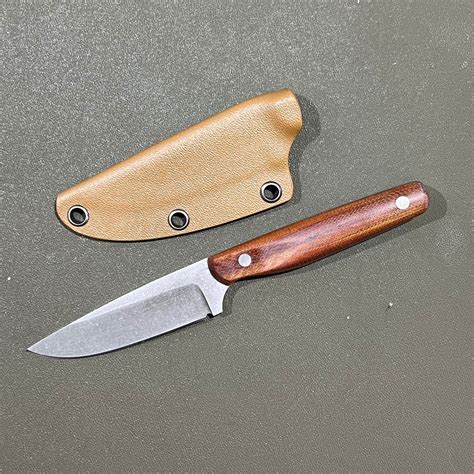 Compact Fixed Blade Knife 12c27 Micarta | Hoehler Handmade Knives