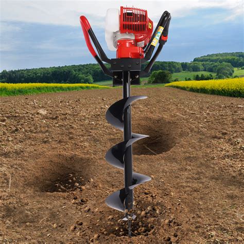 1.7HP 43cc Gas Powered Post Hole Digger Garden Fence | Ubuy India