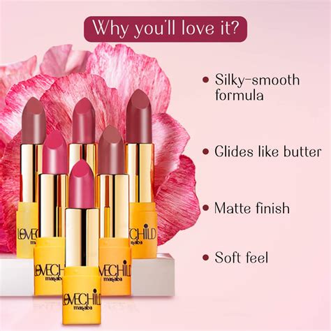 Pinkish Brown Lipstick | Nude Brown Pink Lipstick | LoveChild Masaba