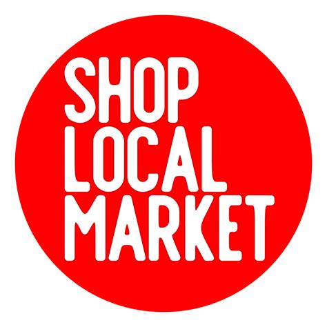 Shop Local Market Event Sign 的图像结果