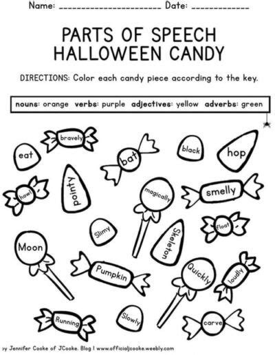 Free Halloween Literacy Worksheets for Preschoolers - Lemon and Kiwi ...