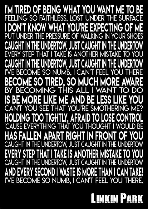 Linkin Park Numb Lyrics