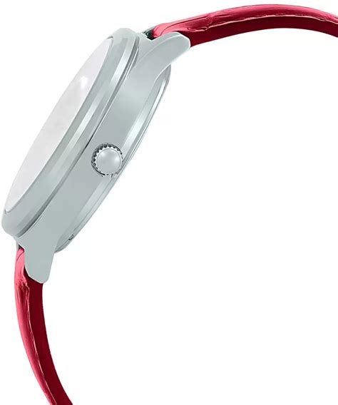 Casio Enticer Red Dial Women 34mm