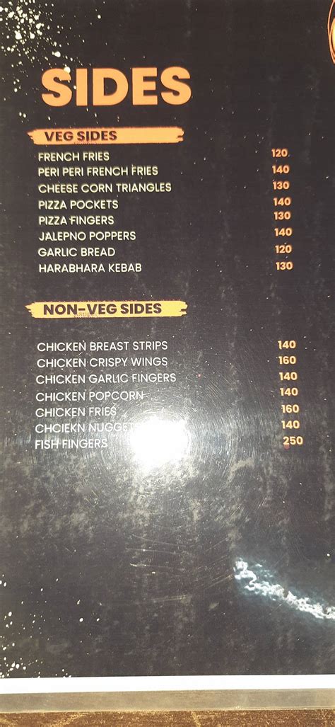 Menu at Gen z- cafe, Thane