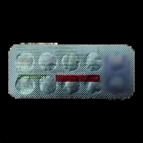 CLOFRANIL 50MG TABLET 10'S Price, Uses, Side Effects & Substitutes ...