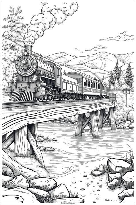 52 train Coloring Pages (Free PDF & PNG Printables)