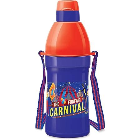 Cello Puro Kids Plastic Kids Water Bottle, 400ml, Sea Blue, Set of 1 ...