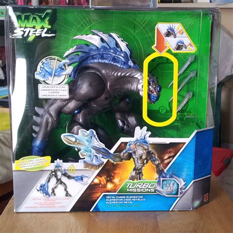 Mattel Max Steel Turbo Missions Metal Chaos Elementor Figure With Sound ...