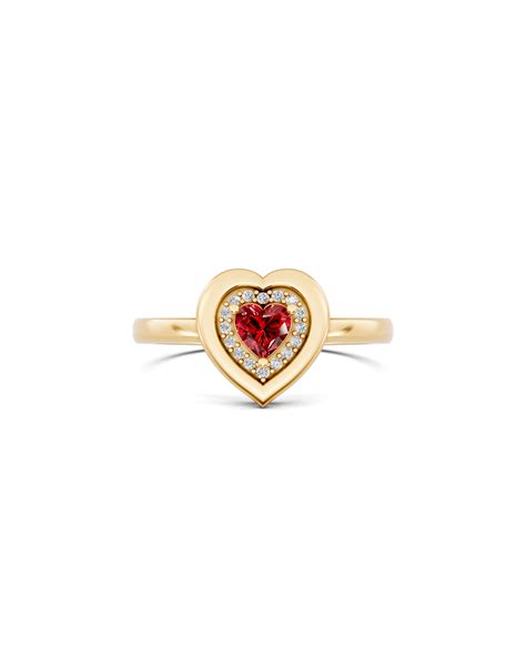 Crimson Heart Ring – Raf the Label