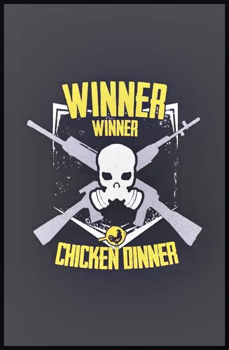 Quotes & Motivation Poster 'Winner Winner Chicken Dinner' Paper Poster ...