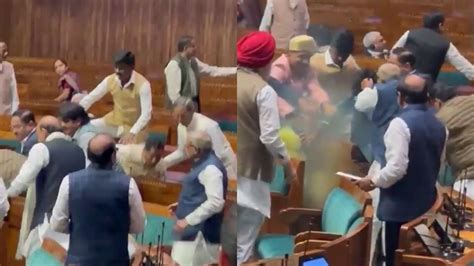 Video Shows MPs Kicking, Punching Intruder Who Protested With Smoke ...