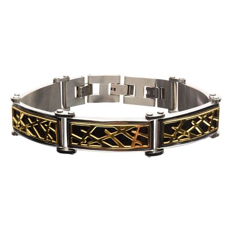 Buy Men's Stainless Steel Crown of Thorns Collection Bracelet Online ...