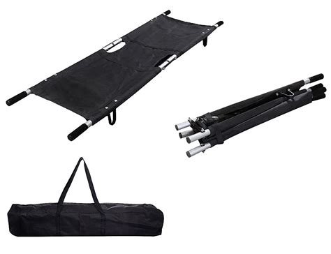 MINSALES ® Foldable Soft Stretcher with Double fold Portable Stretcher ...