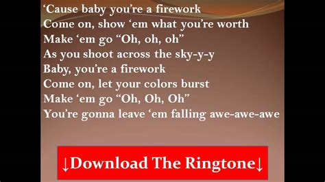 Katy Perry - Firework Lyrics - YouTube