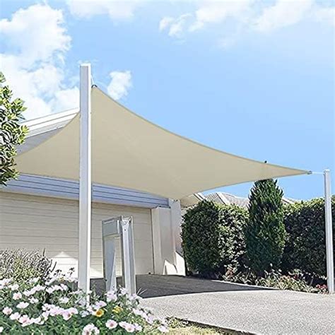 Buy Hippo Sun Shade Sail - (80-85%) Sun Blockage - Green Colour - 9.5 X ...