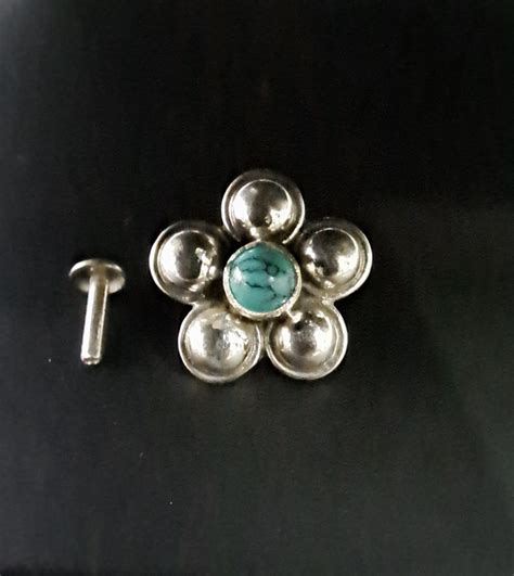 Handmade 13mm Sophie Screw sterling Silver nosepin – ANARO FASHIONS