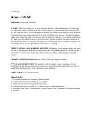 Image result for Acne Soap Note