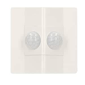 Wide Angle PIR Sensor Light Switch with Fire Protection Line Motion ...