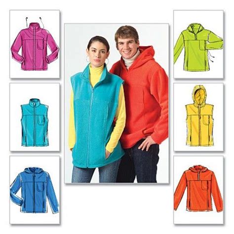 Fleece Jacket Sewing Pattern 的图像结果